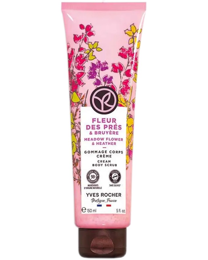 Yves Rocher Meadow Flower & Heather Body Scrub -           Meadow Flower & Heather - 