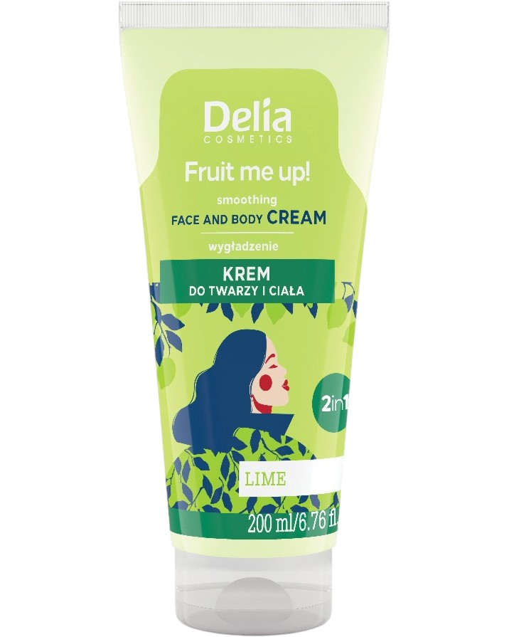Delia Fruit me up! Smoothing Face and Body Cream 2 in 1 -             Fruit me up! - 