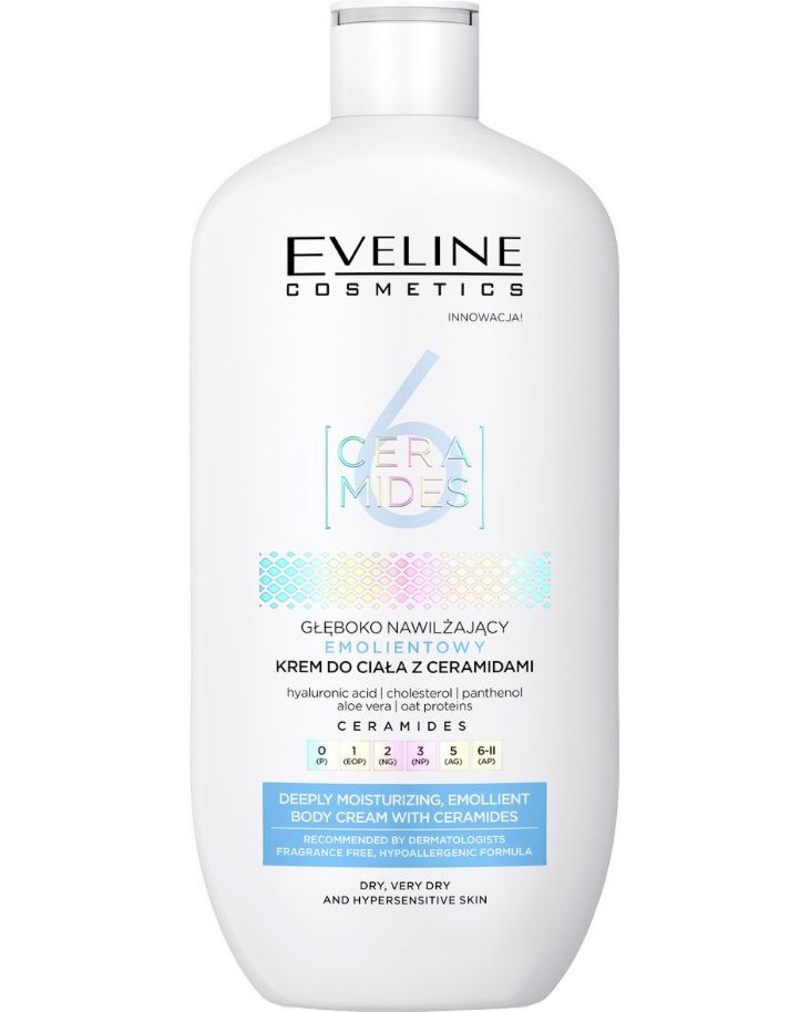 Eveline 6 Ceramides Deeply Moisturizing Body Cream -       - 