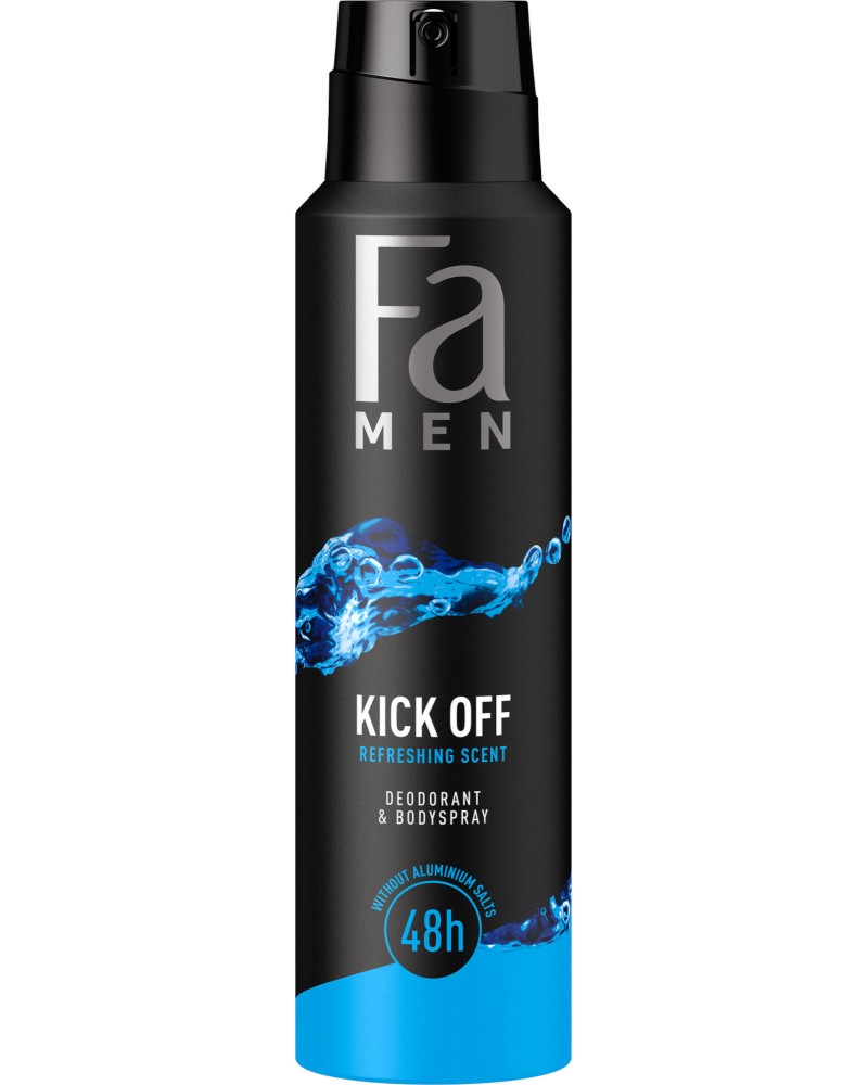Fa Men Kick Off Deodorant & Body Spray -       - 