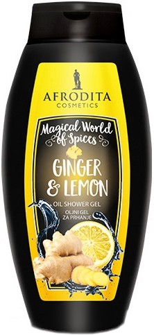 Afrodita Cosmetics Ginger & Lemon Oil Shower Gel Afrodita Cosmetics Ginger & Lemon Oil Shower Gel - Душ гел с аромат на джинджифил и лимон - душ гел