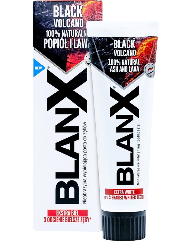 BlanX Black Volcano Toothpaste -     -   