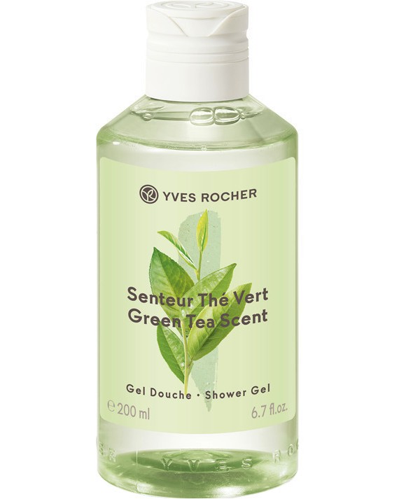 Yves Rocher Eau Fraiche Green Tea Shower Gel Yves Rocher Eau Fraiche Green Tea Shower Gel - Душ гел с аромат на зелен чай от серията Eau Fraiche - душ гел