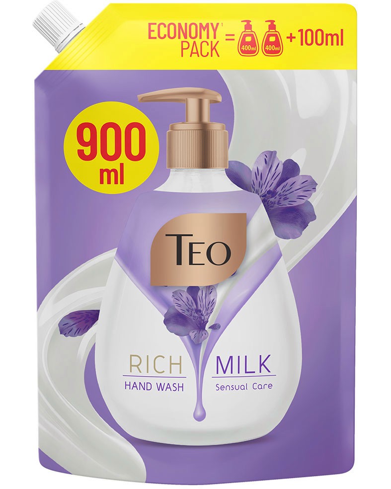 Teo Rich Milk Sensual Care Teo Rich Milk Sensual Care - Пълнител за течен сапун от серията Rich Milk - сапун