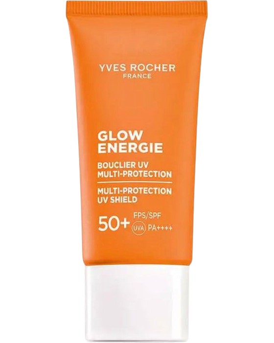 Yves Rocher Glow Energie Multi-Protection UV Shield SPF50+ - ������ ������� ���� �� ���� � �������� �� ��������� �� ������� Glow Energie - ����
