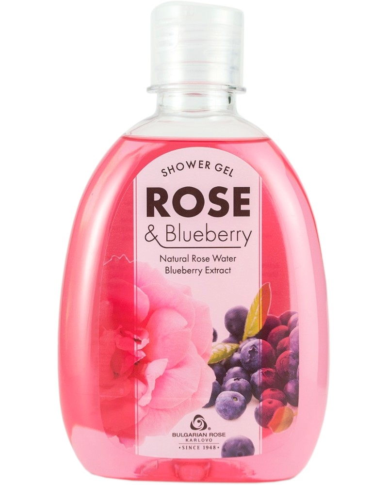 Bulgarian Rose Shower Gel Rose & Blueberry -       -  