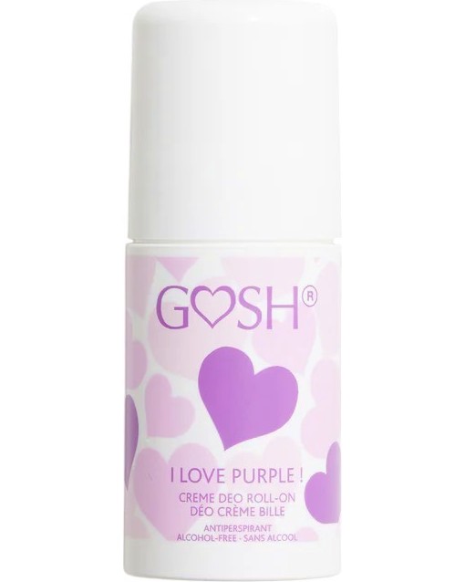 Gosh Creme Deo Roll-On I Love Purple Antiperspirant -   - 