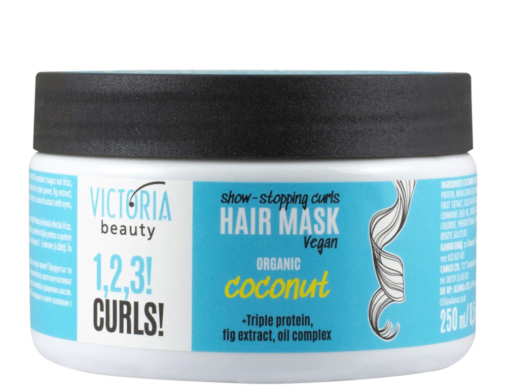 Victoria Beauty 1,2,3! CURLS! Hair Mask -         1,2,3! CURLS! - 