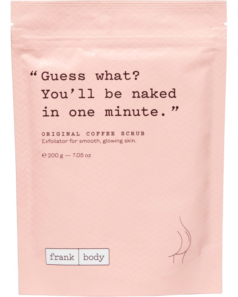 Frank Body Original Coffee Scrub Frank Body Original Coffee Scrub - Кафен скраб за тяло с аромат на портокалово фрапучино - продукт