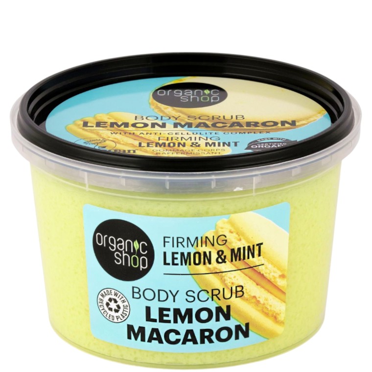 Organic Shop Lemon Macaron Firming Body Scrub -             Sparkling Summer - 