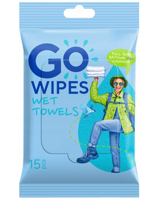 ����� �������� �� ���� GO WIPES - 15 ���� - ����� ��������