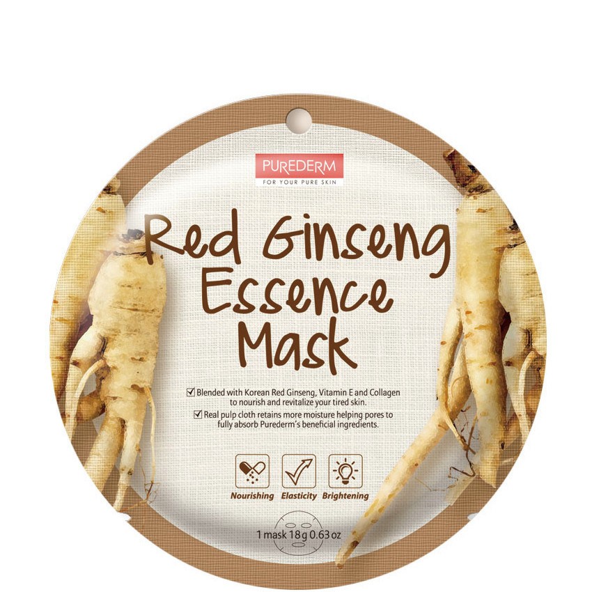 Purederm Red Ginseng Essence Mask -          - 