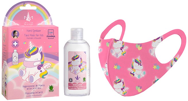 Eau My Unicorn Hand Sanitizer + Face Mask - ������ �������� ��������� ��� �� ���� � ��������� ����� - �������