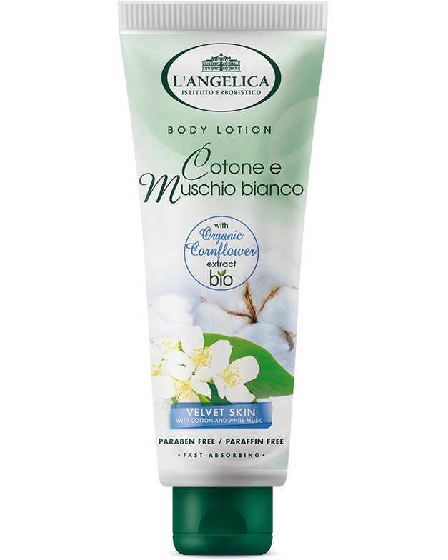 L'Angelica Cotton & White Musk Body Lotion -         - 