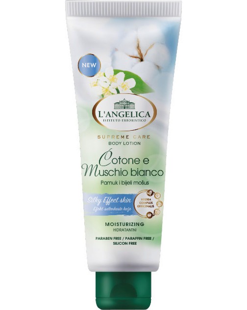 L'Angelica Cotton & White Musk Body Lotion -         - 