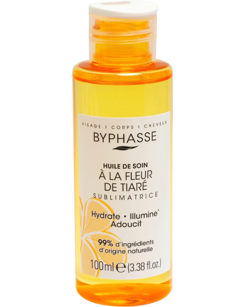 Byphasse Sublimatrice Care Oil Byphasse Sublimatrice Care Oil - Масло за лице, тяло и коса с гардения от серията Sublimatrice - масло