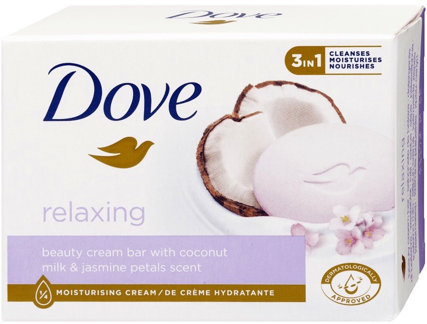 Dove Relaxing Cream Bar Dove Relaxing Cream Bar - Крем сапун с кокосово мляко - сапун