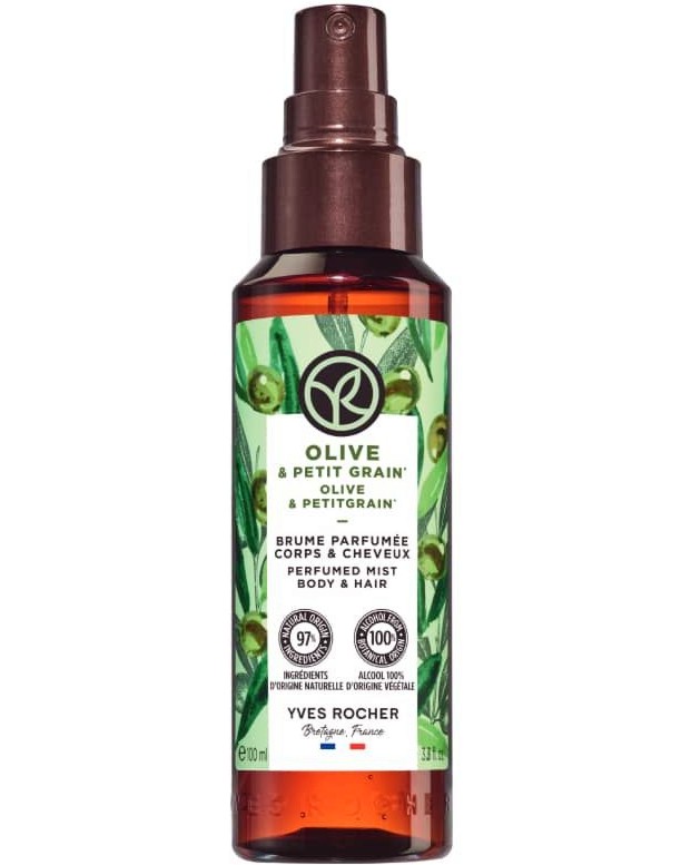 Yves Rocher Olive & Petitgrain Body & Hair Mist -              Olive & Petitgrain - 