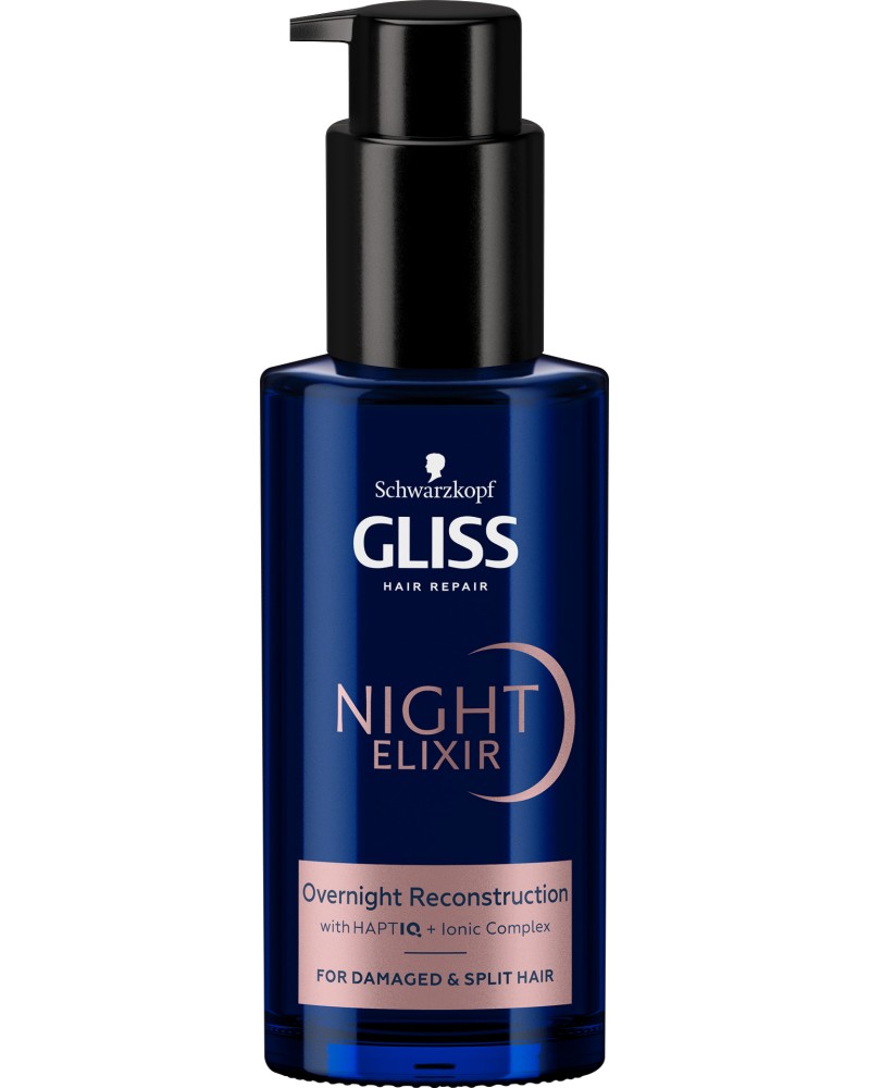Gliss Night Elixir Overnight Reconstruction -         - 