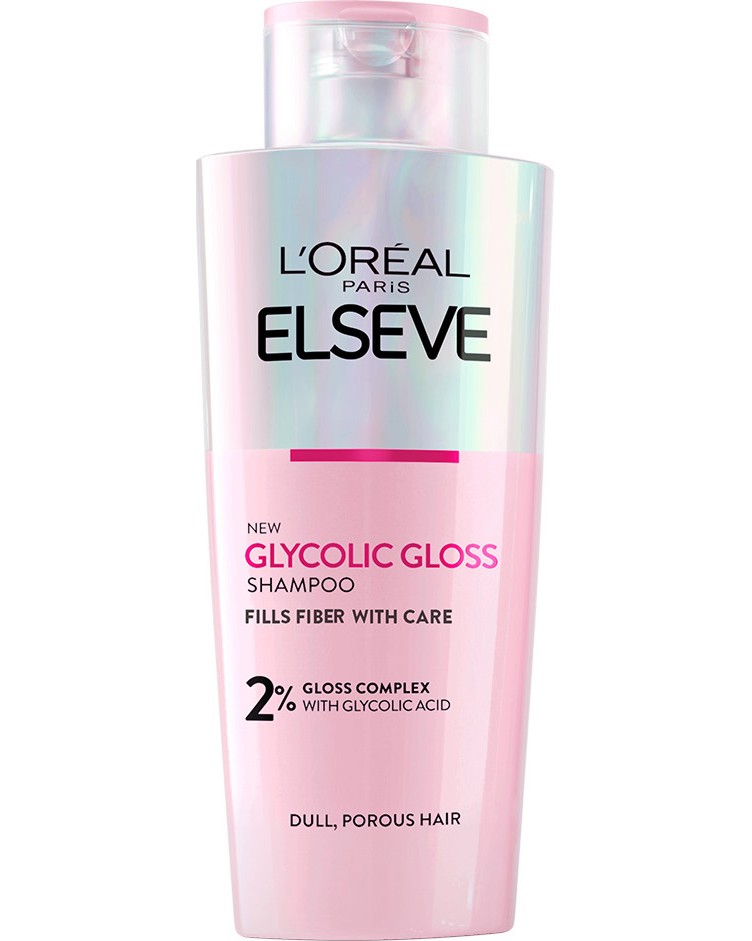 Elseve Glycolic Gloss Shampoo -        Glycolic Gloss - 