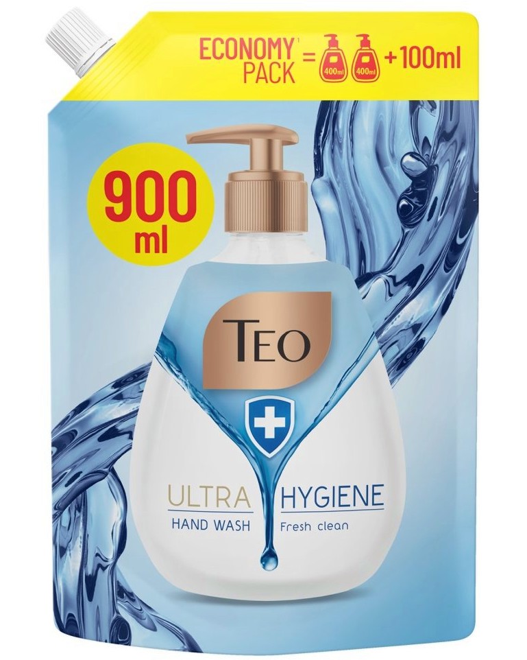 Teo Ultra Hygiene Hand Wash Teo Ultra Hygiene Hand Wash - Пълнител за течен сапун - сапун