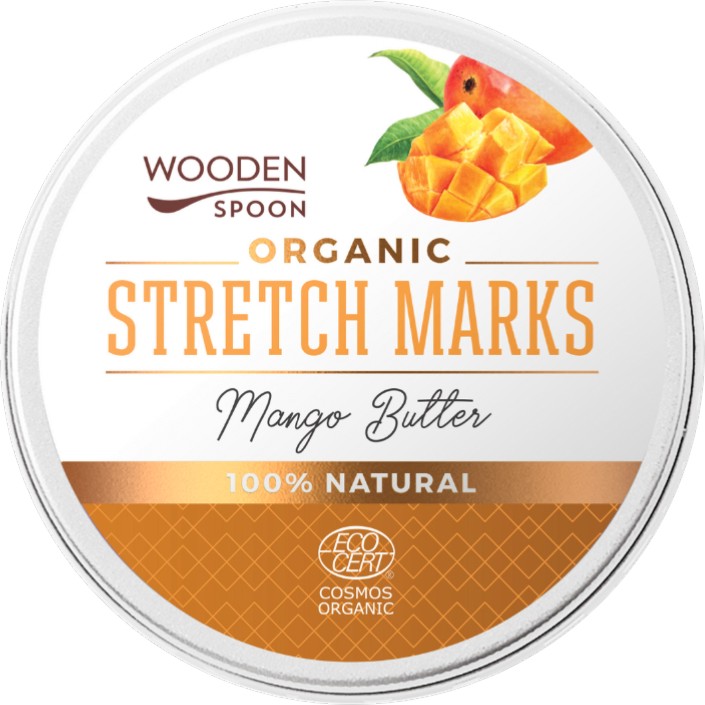 Wooden Spoon Stretch Marks Organic Mango Butter Wooden Spoon Stretch Marks Organic Mango Butter - Био масло за тяло срещу стрии с манго - масло