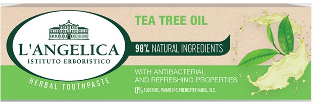 L'Angelica Tea Tree Oil Herbal Toothpaste -            -   