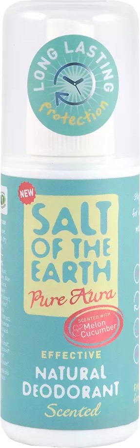 Salt Of The Earth Pure Aura Melon & Cucumber Natural Deodorant -          - 