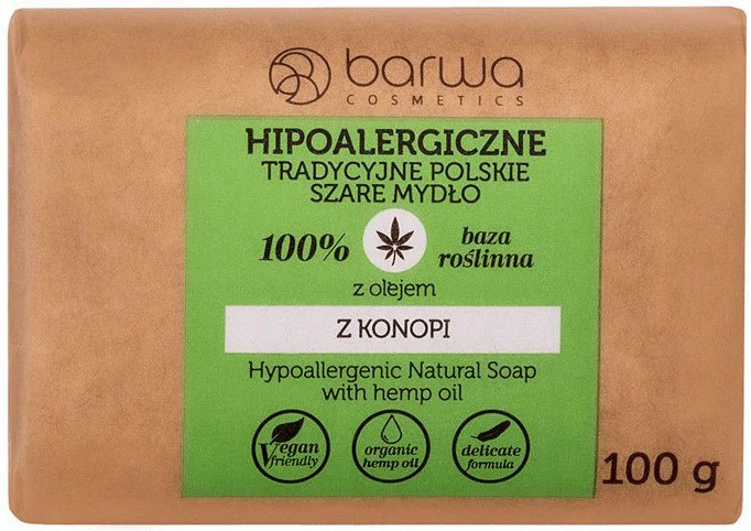 Barwa Hypoallergenic Natural Soap With Hemp Oil - ������������� ����� � �������� ����� �� ������� Hypoallergenic - �����