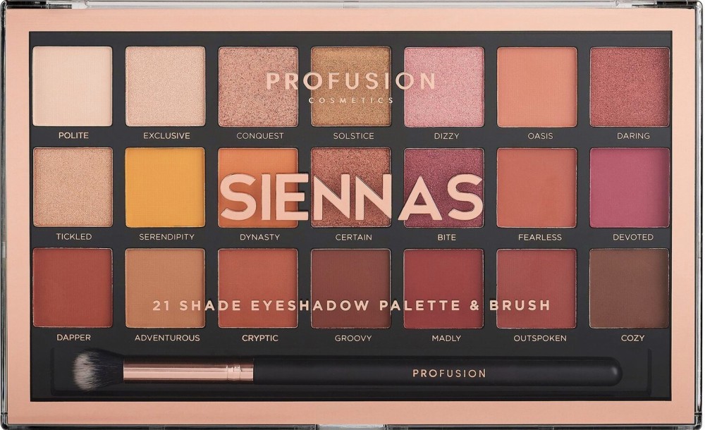 Profusion Cosmetics Siennas Palette -   21     - 