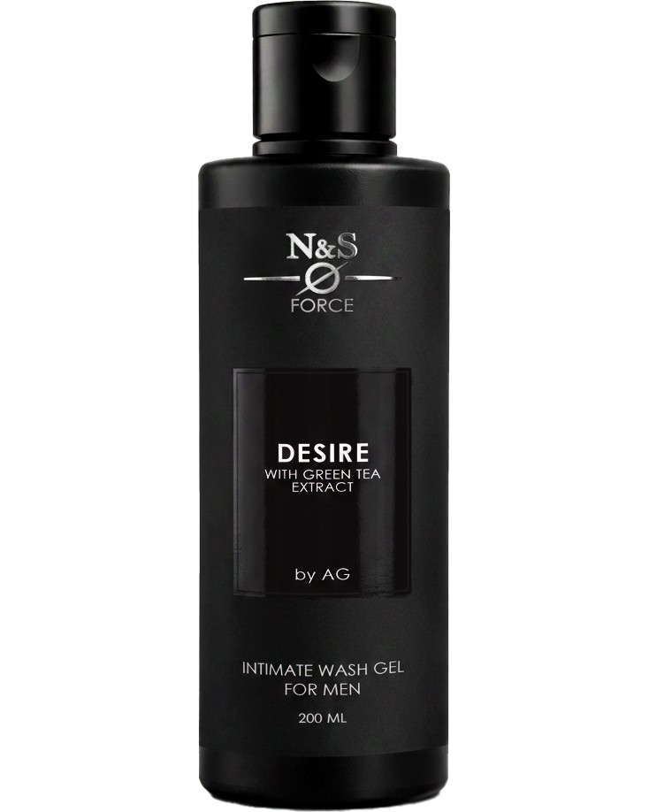 N&S FORCE Desire Intimate Wash Gel for Men N&S FORCE Desire Intimate Wash Gel for Men - Интимен измиващ гел за мъже с екстракт от зелен чай - гел