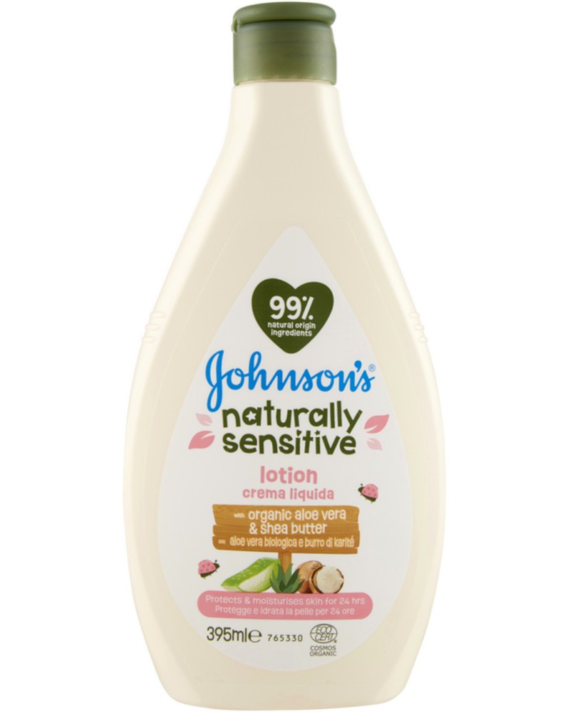 Johnson's Naturally Sensitive Lotion -         - 