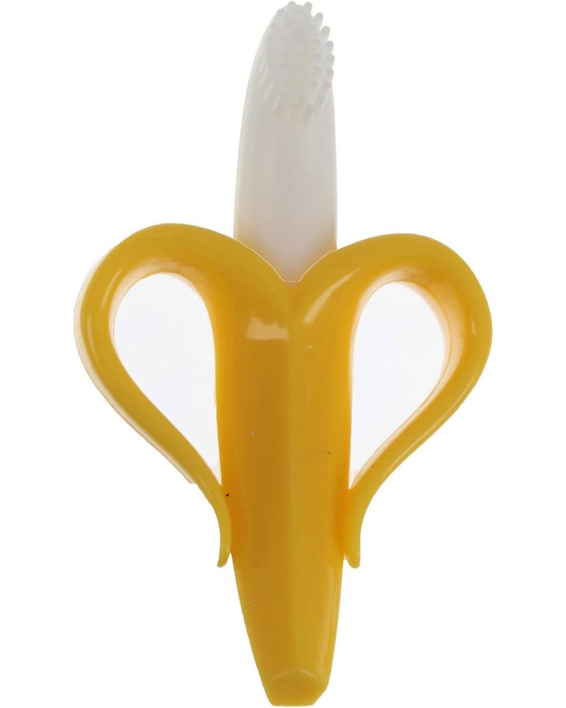 Силиконова четка за зъби Babyhome Силиконова четка за зъби Babyhome - 3-12 месеца - четка