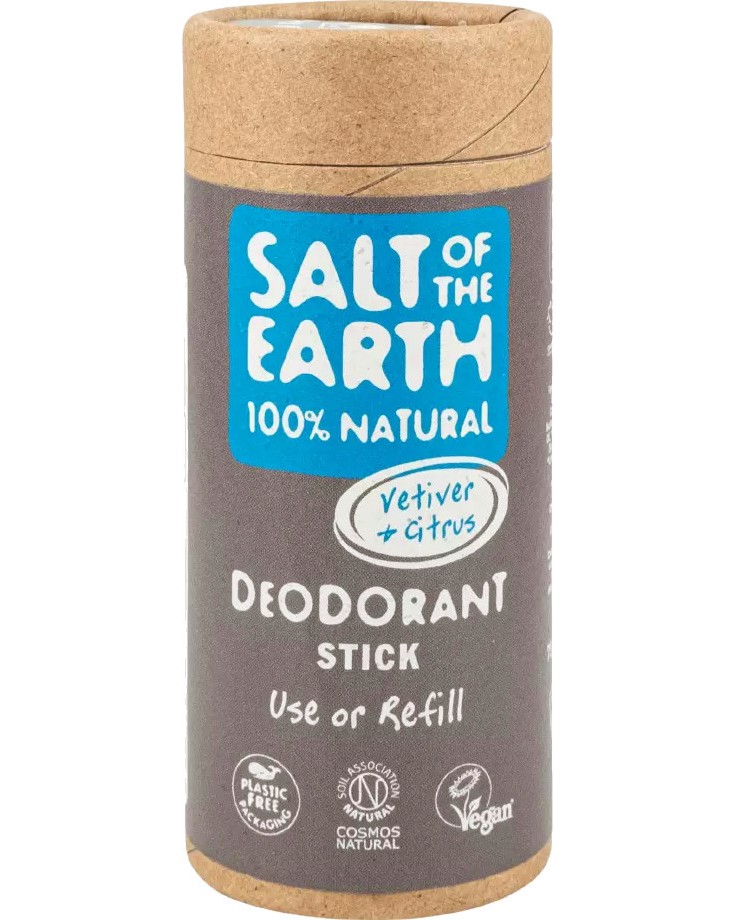 Salt Of The Earth Vetiver & Citrus Refill Deodorant Stick -           - 
