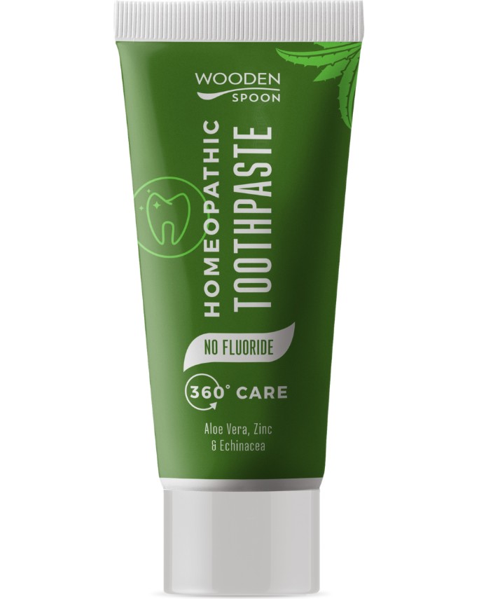 Wooden Spoon 360 Care Homeopathic Toothpaste - ��� ������������ ����� �� ���� - ����� �� ����