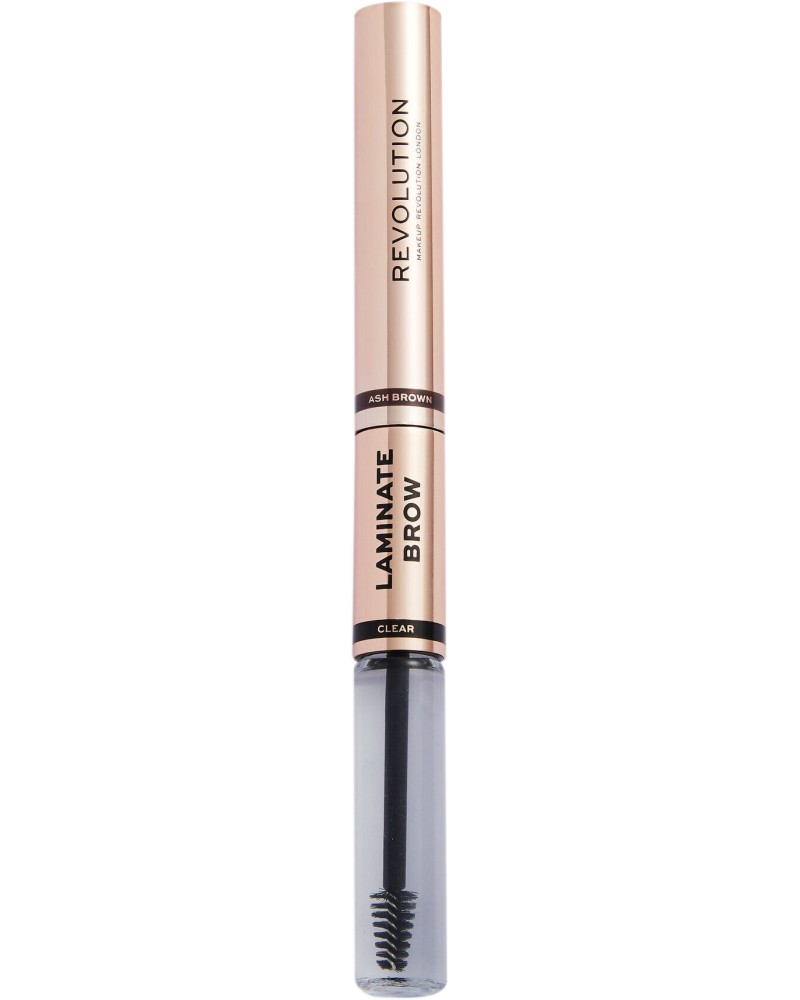 Makeup Revolution Laminate Brow Makeup Revolution Laminate Brow - Молив и гел за вежди 2 в 1 - продукт