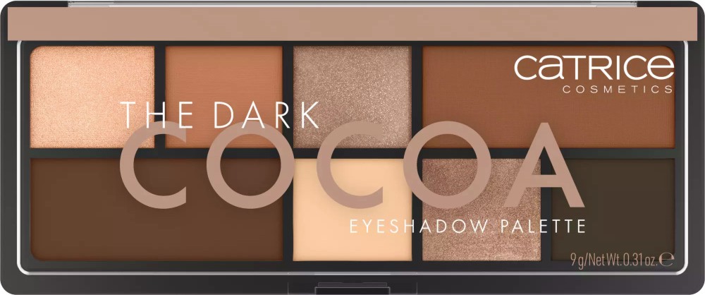Catrice The Dark Cocoa Eyeshadow Palette - ������� � 8 ����� ����� �� ��� - �����