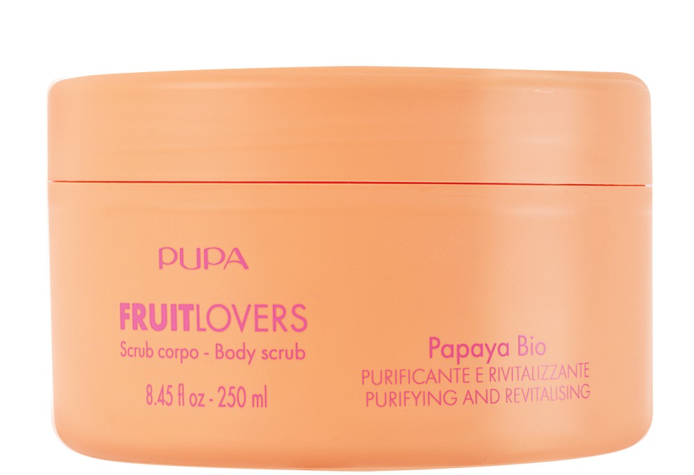 PUPA Milano Fruit Lovers Papaya Bio Body Scrub - ����� �� ���� � ��� ����� �� ������� Fruit Lovers - �������