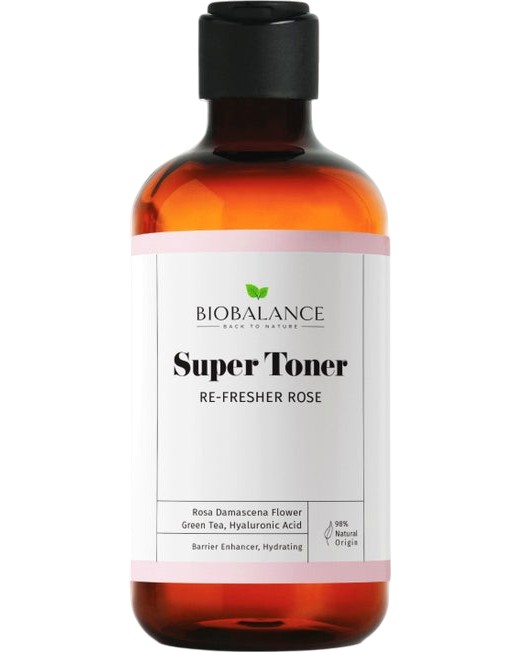 BioBalance Re-Fresher Rose Super Toner BioBalance Re-Fresher Rose Super Toner - Освежаващ тоник за лице с екстракт от роза - тоник