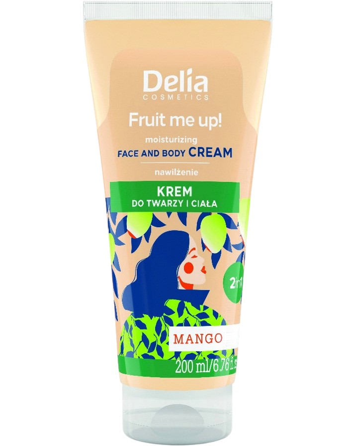 Delia Fruit me up! Moisturizing Face and Body Cream 2 in 1 -             Fruit me up! - 