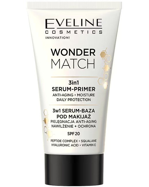 Eveline Wonder Match 3 in 1 Serum-Primer SPF 20 - -   3  1   Wonder Match - 