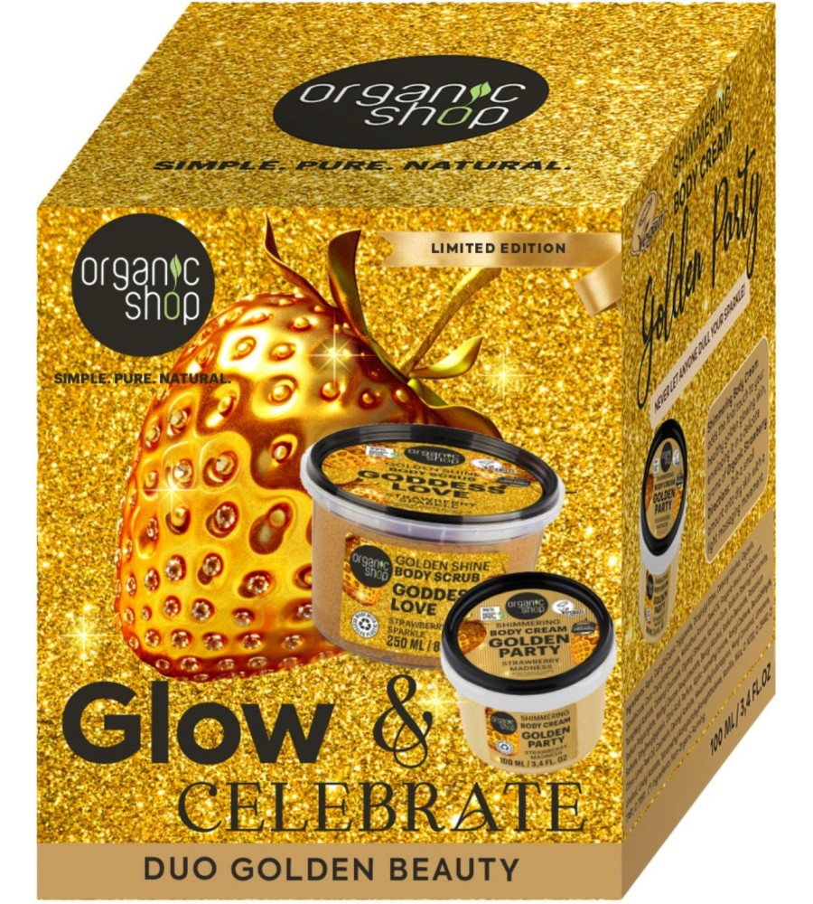   Organic Shop Glow & Celebrate Golden Beauty Duo -        - 