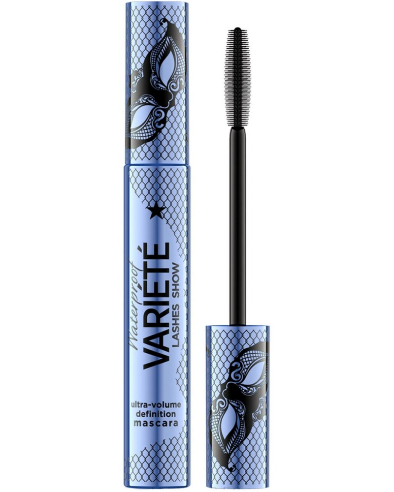 Eveline Variete Lashes Show Waterproof Eveline Variete Lashes Show Waterproof - Водоустойчива спирала за обем от серията Variete - спирала