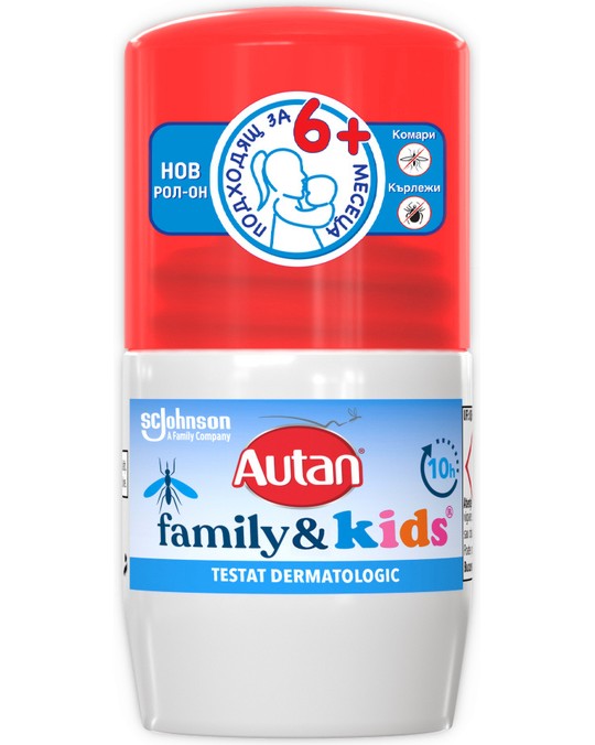 Ролон против комари и насекоми Autan Family & Kids Ролон против комари и насекоми Autan Family & Kids - ролон