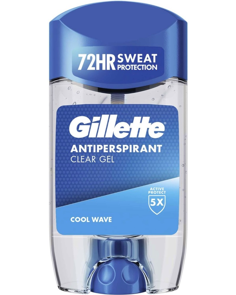 Gillette Cool Wave Antiperspirant Clear Gel - ��� ���������� ������ ���������� �� ���� - ����������