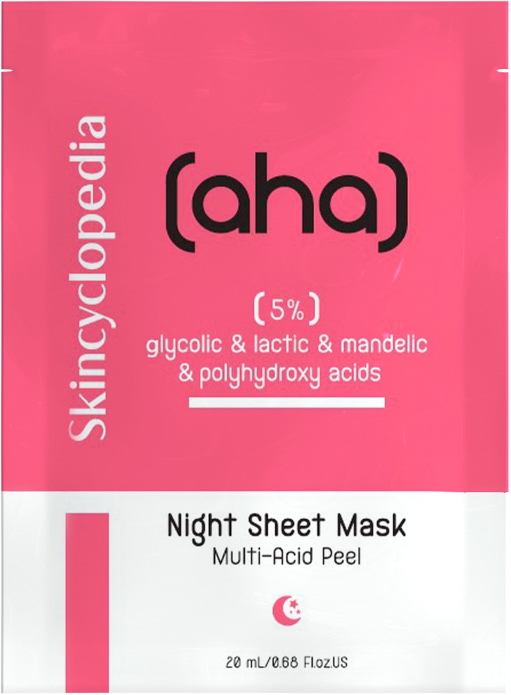 Skincyclopedia Multi-Acid Peel Night Sheet Mask -         - 