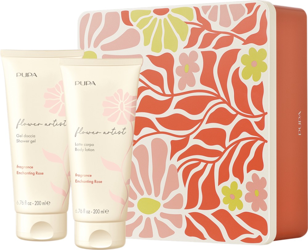 ��������� �������� � ������� ����� PUPA Milano Flower Artist Enchanting Rose - ��� ��� � ������ �� ���� �� ������� Flower Artist - �������