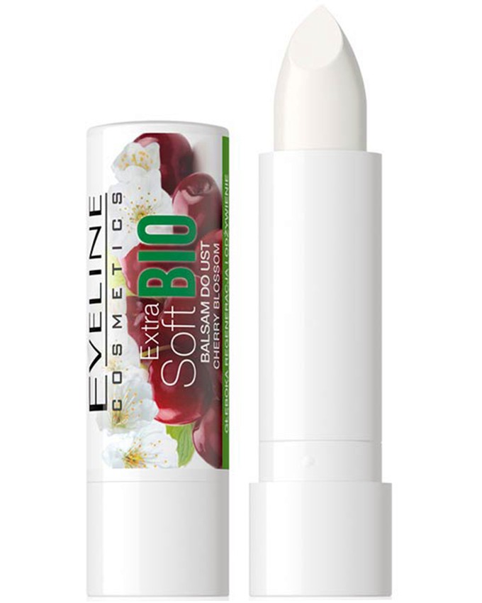Eveline Extra Soft Cherry Blossom Bio Lip Balm -           Extra Soft - 