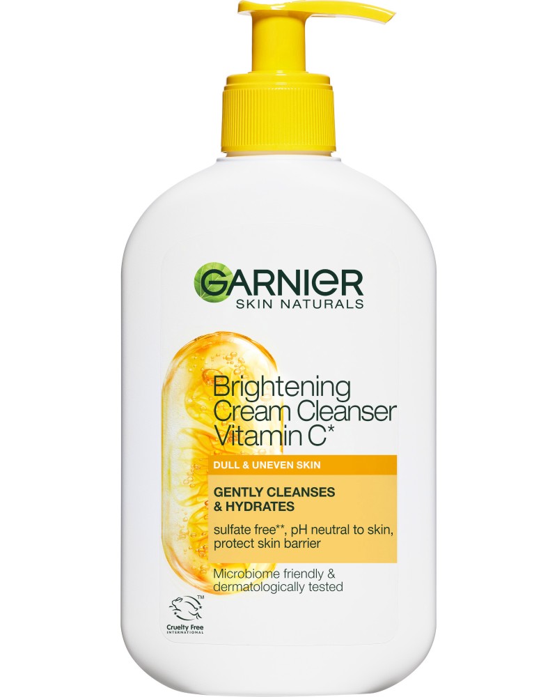 Garnier Vitamin C Brightening Cream Cleanser -       Vitamin C - 