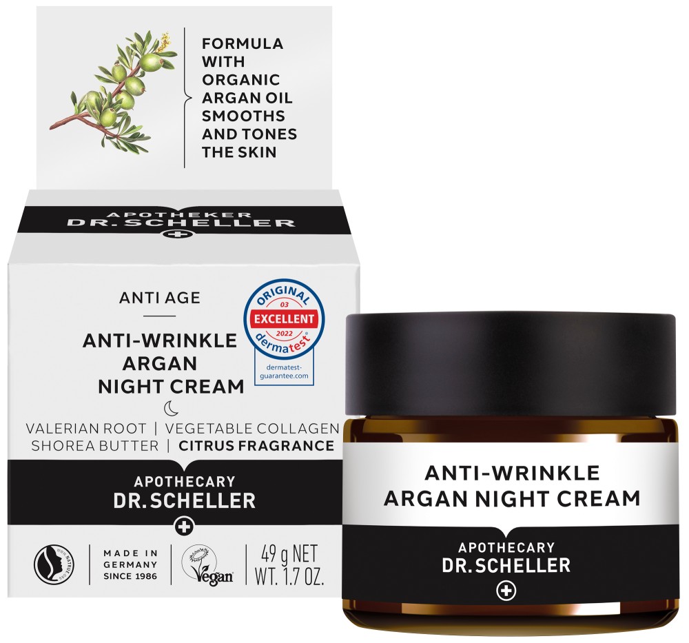 Apothecary Dr. Scheller Argan Anti-Wrinkle Night Cream -       Argan - 
